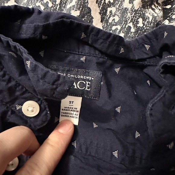 Navy button down - Picture 2 of 2